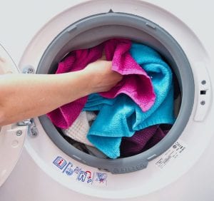 Loading washing machine – Sarah's Carers